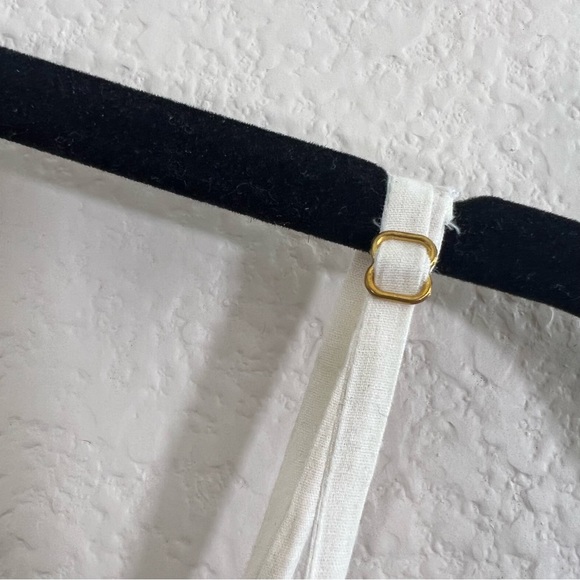 J.Crew M Embroidered Siesta Drop Waist Spaghetti Strap Mini Dress Cream - Picture 10 of 15